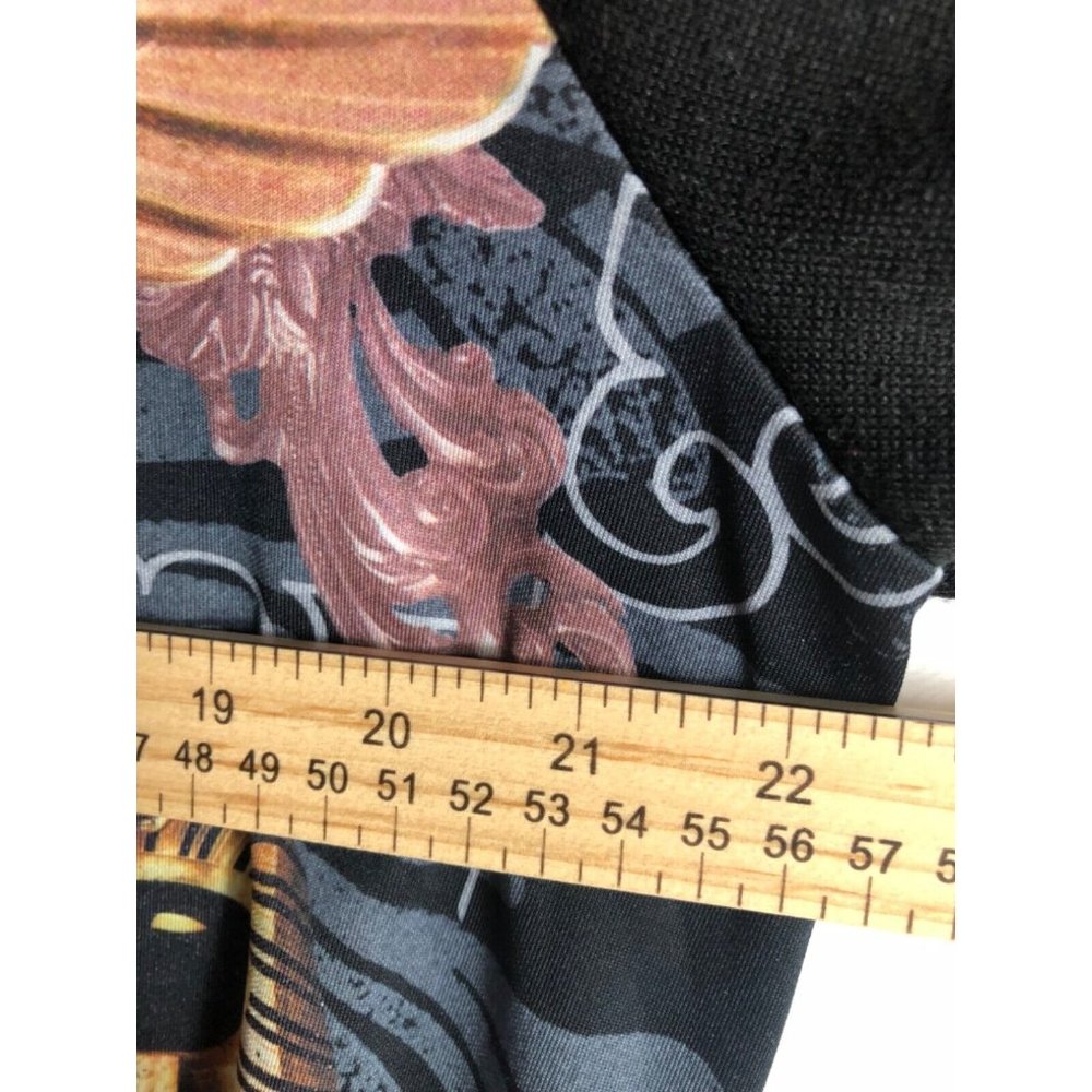 Crank Style Men's Pull Over Black & Gold Design Size Adult Large - Picture 8 of 9